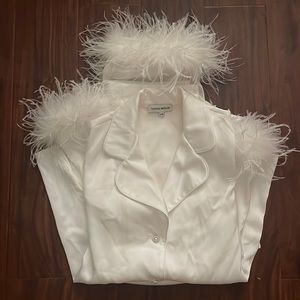 Nadine Merabi Darcie White Pajamas